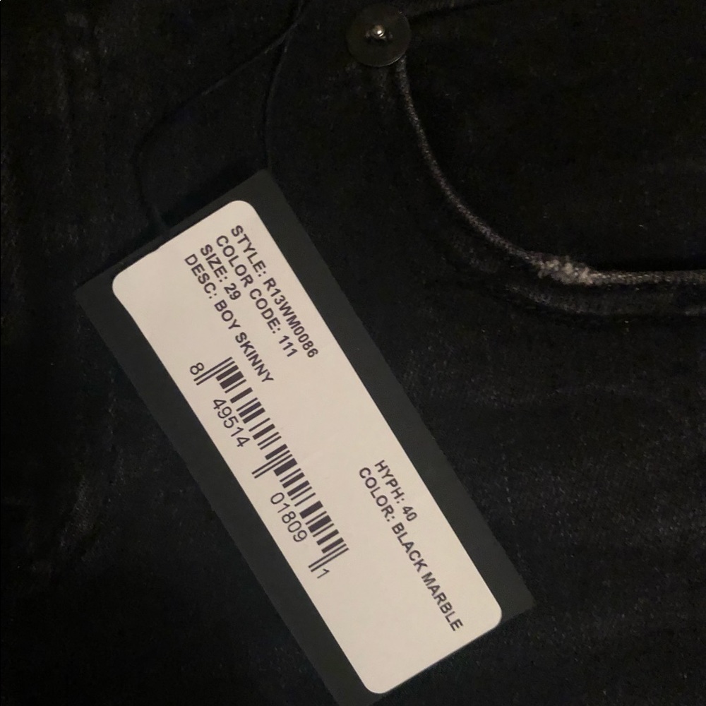 R13 Boy Skinny Jeans NWT! Size 29 Price ⬇️!